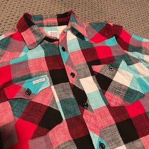 Topo Designs flannel mixed colors